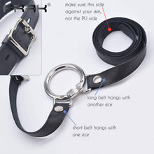 Load image into Gallery viewer, PU Stcrap Belt with Big Mamba Cock Cage, gallery view 7