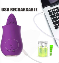 Lade das Bild in den Galerie-Viewer, Klitoris-Zungenvibrator mit 10 Modi