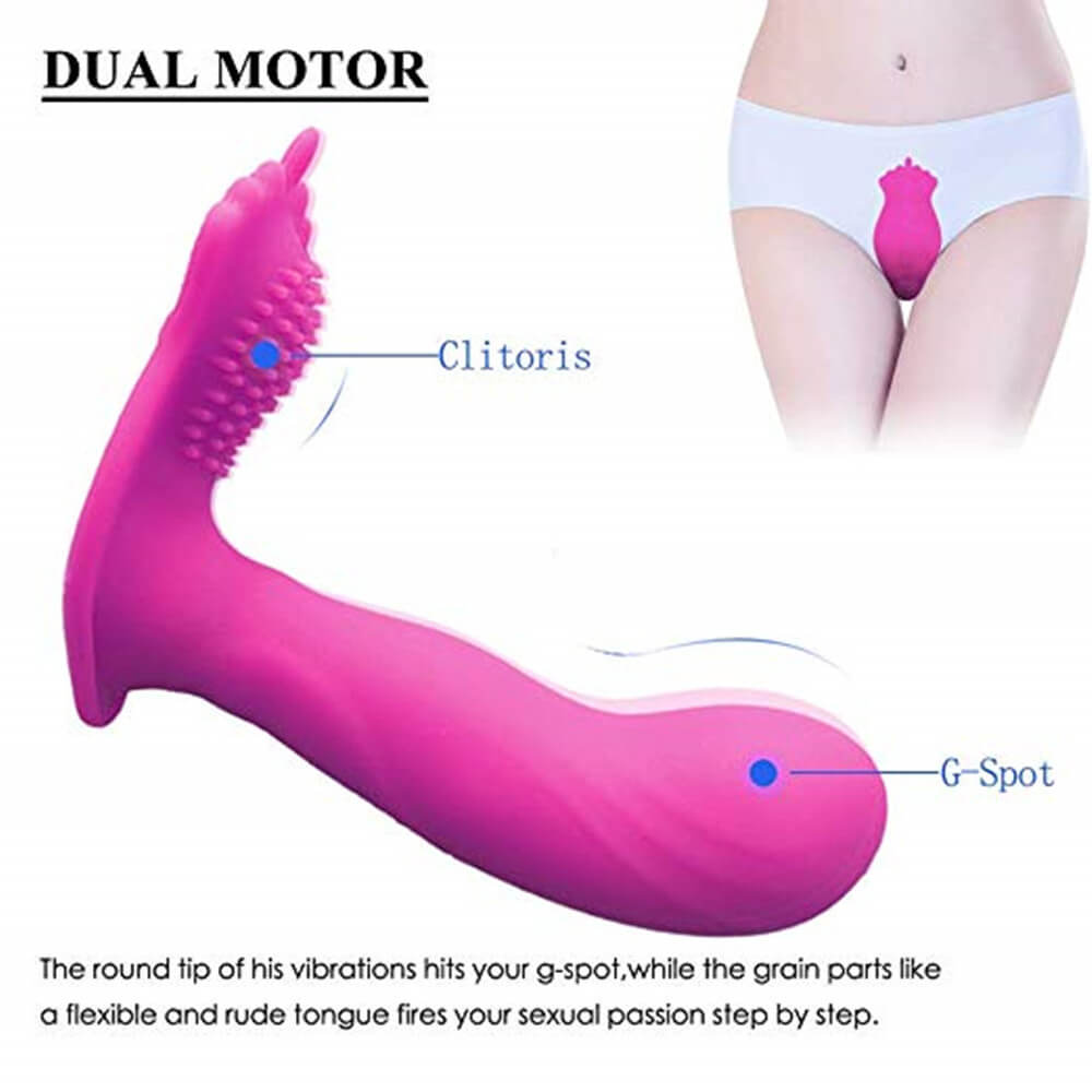 Clitoris G-spot Butterfly Vibrator sissyloving Clitoris G-spot Butterfly Vibrator sissyloving