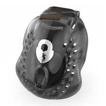 Lade das Bild in den Galerie-Viewer, Isabella umgibt das Keuschheitsschloss aus Kunststoff 3,38 Zoll vollständig (alle 4 Ringe im Lieferumfang enthalten)