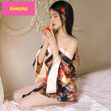 Charger l'image dans la galerie, Combinaison sexy kimono à imprimé V profond