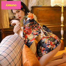 Charger l'image dans la galerie, Combinaison sexy kimono à imprimé V profond