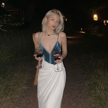 Load image into Gallery viewer, Fashion Suspender Sexy Low Chest Jumpsuit