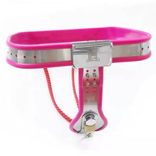 Charger l'image dans la galerie, Ceinture de chasteté en acier inoxydable pour femme