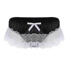 Charger l'image dans la galerie, Culotte taille basse en dentelle pour hommes gays