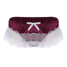 Charger l'image dans la galerie, Culotte taille basse en dentelle pour hommes gays