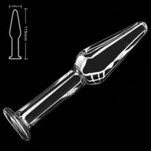 Load image into Gallery viewer, Transparent 3 Piece Pyrex Glass Plug Set