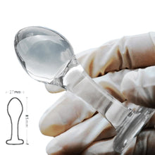 Load image into Gallery viewer, Transparent 3 Piece Pyrex Glass Plug Set