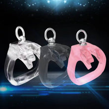 Load image into Gallery viewer, HT-V4 Cage with Binding Loop Ring Male Chastity Device