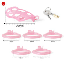 Load image into Gallery viewer, Ice Vision Desigh Pink Cobra Chastity Cage
