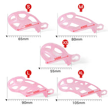 Charger l'image dans la galerie, Cage de chasteté Ice Vision Design Pink Cobra