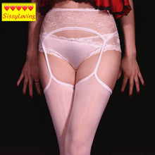 Lade das Bild in den Galerie-Viewer, Isabela-Strümpfe mit Strumpfgürtel