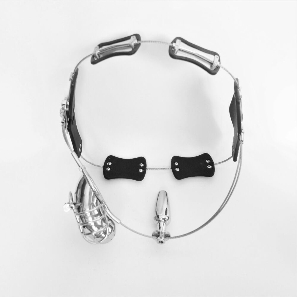 Underwear Chastity Belt with Anal Plug Male sissyloving Underwear Chastity Belt with Anal Plug Male sissyloving