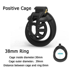 Lade das Bild in den Galerie-Viewer, Mamba Positiv/Negativ Keuschheitsgürtel für Männer