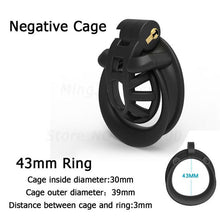 Lade das Bild in den Galerie-Viewer, Mamba Positiv/Negativ Keuschheitsgürtel für Männer