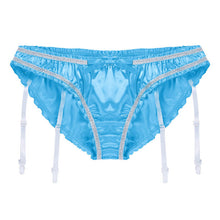 Lade das Bild in den Galerie-Viewer, Lia Satinhöschen mit Strumpfbändern