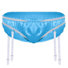 Lade das Bild in den Galerie-Viewer, Lia Satinhöschen mit Strumpfbändern