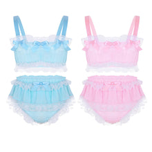 Lade das Bild in den Galerie-Viewer, Julianna Sissy Sexy Dessous-Set