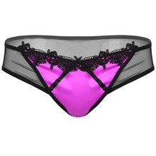 Charger l'image dans la galerie, Culotte en dentelle satinée Dahlia