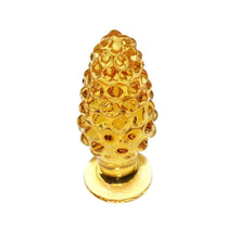 Charger l'image dans la galerie, Plug anal en verre doré