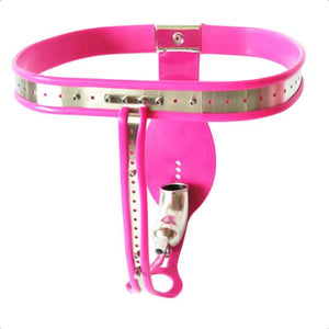 Pink Chastity Belt 23 to 43 inches For Men