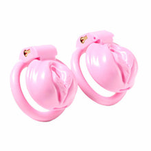 Load image into Gallery viewer, Pink Chastity Cage With 4 Rings
