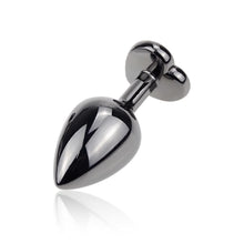 Lade das Bild in den Galerie-Viewer, Purple Heart Metall-Buttplug-Set mit Vibrator, 4-teilig, BDSM