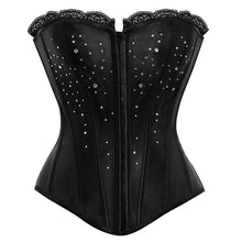 Charger l'image dans la galerie, Corset Sissy noir de soirée