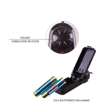 Lade das Bild in den Galerie-Viewer, Stilvoller violetter, doppelseitig vibrierender Strap-On BDSM