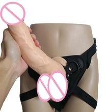 Lade das Bild in den Galerie-Viewer, Dicker Schwanz, 10-Zoll-Strap-On, BDSM