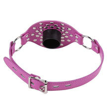 Load image into Gallery viewer, Removable Mouth Stopper Leather Gag BDSM