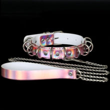 Load image into Gallery viewer, Total Control Holographic Leather Neck Collar