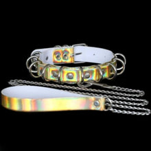 Load image into Gallery viewer, Total Control Holographic Leather Neck Collar