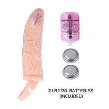 Load image into Gallery viewer, Veiny Texture Vibrating Penis Sleeve BDSM