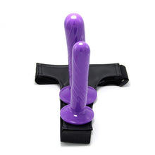 Lade das Bild in den Galerie-Viewer, Doppelendiger Strap On Lila