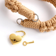 Lade das Bild in den Galerie-Viewer, Shibari-Seil BDSM Geflochtenes Halsband BDSM
