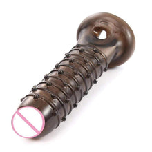 Load image into Gallery viewer, Ribbed Sensations Silicone Penis Sleeve BDSM