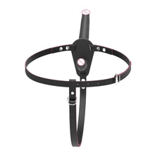 Lade das Bild in den Galerie-Viewer, Eleganter schwarzer doppelseitiger Strap-On BDSM