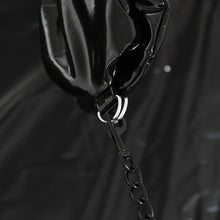 Load image into Gallery viewer, Black Glossy Hand Restraint Mitts BDSM