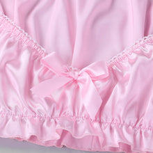 Load image into Gallery viewer, Silky Crop Top Lingerie Set