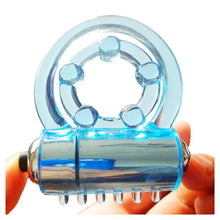 Load image into Gallery viewer, Intimacy-Enhancing Vibrating Cock and Ball Ring BDSM