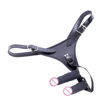 Lade das Bild in den Galerie-Viewer, Stopffolter mit doppelseitigem Strap-On, BDSM