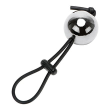 Load image into Gallery viewer, Lasso-Type Adjustable Cock Ring With Metal Ball BDSM