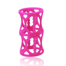 Load image into Gallery viewer, Erection Aid Pink Latex Cock Ring BDSM
