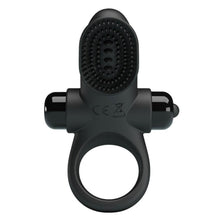 Load image into Gallery viewer, Black Reusable Vibrating Ring