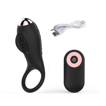 Load image into Gallery viewer, Rechargeable 10-Speed Wireless Cock Ring BDSM