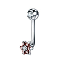 Charger l'image dans la galerie, Piercing pour capuchon de clitoris vertical Flower Power Bijoux BDSM
