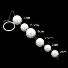 Load image into Gallery viewer, Pearl Glossy Anal Beads