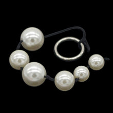 Load image into Gallery viewer, Pearl Glossy Anal Beads