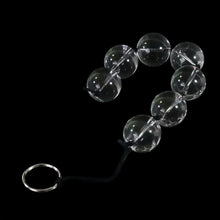 Load image into Gallery viewer, Orbs Glass Clear Anal Balls